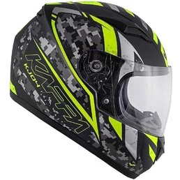 Kappa KJ04 EVO PROX Full Face Motorcycle Мотошлем Matt Black Yellow