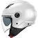 Kappa KV57 Glossy White Motorcycle Jet Мотошлем