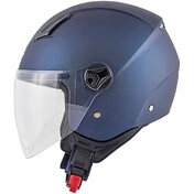 Kappa KV28S Jet Motorcycle Мотошлем Single Color Blue