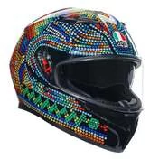 AGV K3 E2206 MPLK Full Face Helmet Rossi Winter Test 2018