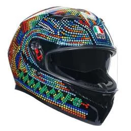 AGV K3 E2206 MPLK Full Face Helmet Rossi Winter Test 2018