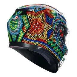AGV K3 E2206 MPLK Full Face Helmet Rossi Winter Test 2018
