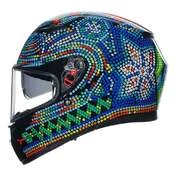 AGV K3 E2206 MPLK Full Face Helmet Rossi Winter Test 2018