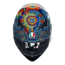 AGV K3 E2206 MPLK Full Face Helmet Rossi Winter Test 2018