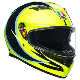 AGV K3 E2206 MPLK Full Face Helmet Rossi Wt Phillip Island 2005