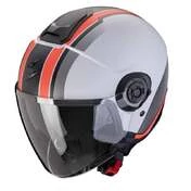 SCORPION EXO-City II Vel Open Face Helmet Matt Grey / Red Mate