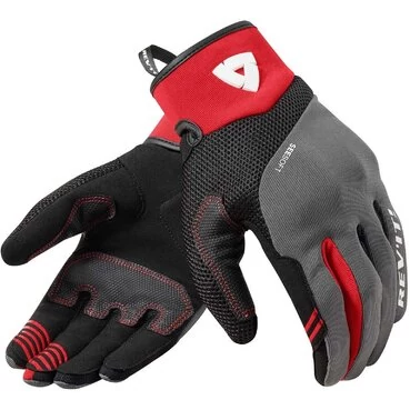 Rev'it ENDO Fabric Motorcycle мотоперчатки Gray Red