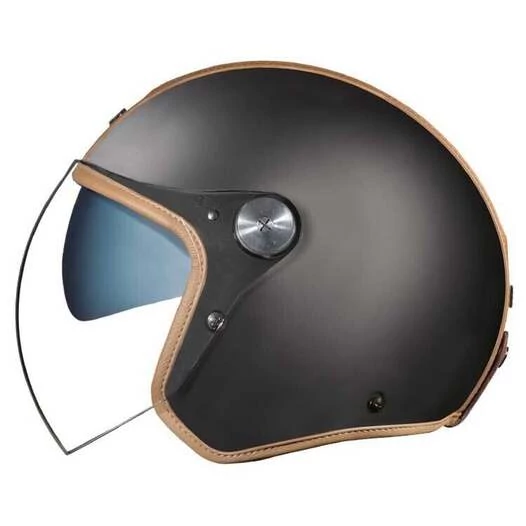 NEXX X.G30 Groovy Open Face Helmet Black / Camel MT
