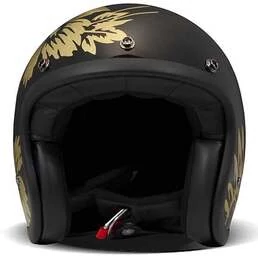 DMD Vintage Open Face Helmet Цветочный принт