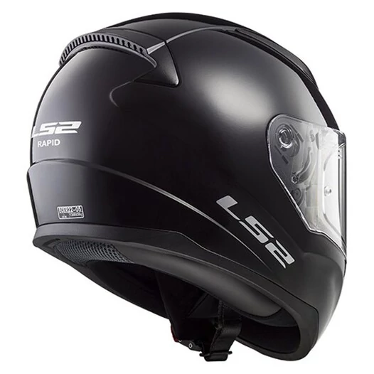 LS2 FF353 Rapid Single Mono Gloss Black мотошлем черный глянцевый (размер: xs)