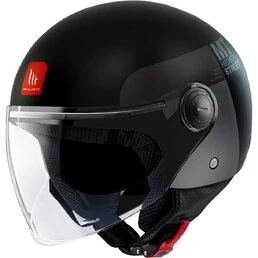Mt Мотошлемs STREET S 22.06 Inboard D2 Matt Gray Motorcycle Jet Мотошлем (размер: l)