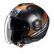 HJC i40N Dova Open Face Helmet Черно-оранжевый