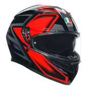 AGV K3 E2206 MPLK Full Face Helmet Compound Black / Red