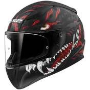 Ls2 FF353 RAPID 2 Kaiju Full Face Motorcycle Мотошлем Matt Black Red White