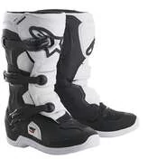 Alpinestars Tech 3S Youth Cross Enduro Motorcycle мотоботинки Black white