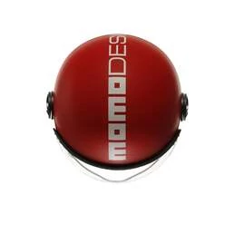 MOMO DESIGN FGTR Classic Open Face Helmet Candy Matt Red / White