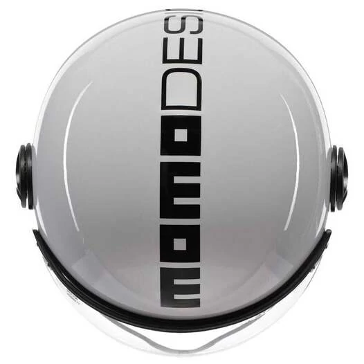 MOMO DESIGN FGTR Classic Open Face Helmet Mono White / Black