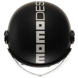 MOMO DESIGN FGTR Classic Open Face Helmet Mono Matt Black / White