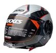 AXXIS OF513B Metro S Techno Gloss Gray мотошлем открытый серый