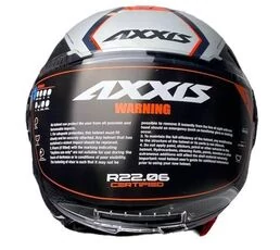 AXXIS OF513B Metro S Techno Gloss Gray мотошлем открытый серый
