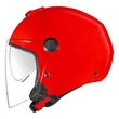 NEXX Y.10 Plain CO 2022 open face helmet Красный