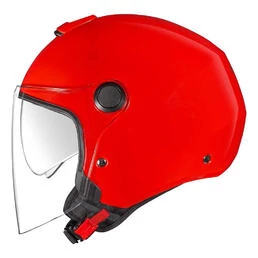 NEXX Y.10 Plain CO 2022 open face helmet Красный