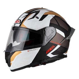 NZI Go Rider Stream Trident full face helmet Black / Grey / Gold Matt (размер: 2xl)