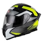 NZI Go Rider Stream Quadri full face helmet Черно-желтый
