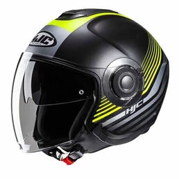 HJC i40N Dova Open Face Helmet Черно-желтый