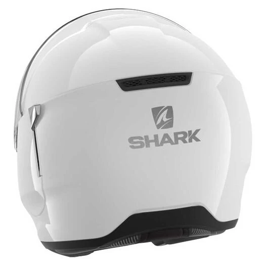 SHARK Evojet Blank convertible helmet WHITE AZURE