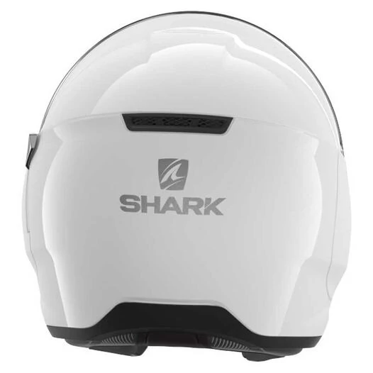 SHARK Evojet Blank convertible helmet WHITE AZURE