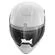 SHARK Evojet Blank convertible helmet WHITE AZURE