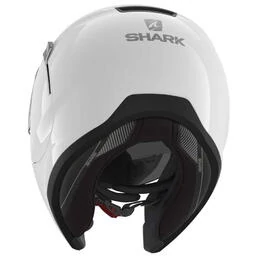 SHARK Evojet Blank convertible helmet WHITE AZURE