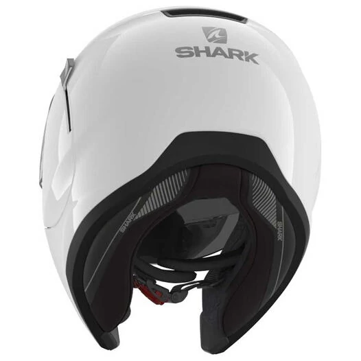 SHARK Evojet Blank convertible helmet WHITE AZURE