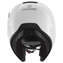 SHARK Evojet Blank convertible helmet WHITE AZURE