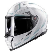 LS2 FF811 Vector II Alizer full face helmet Matt White / Silver