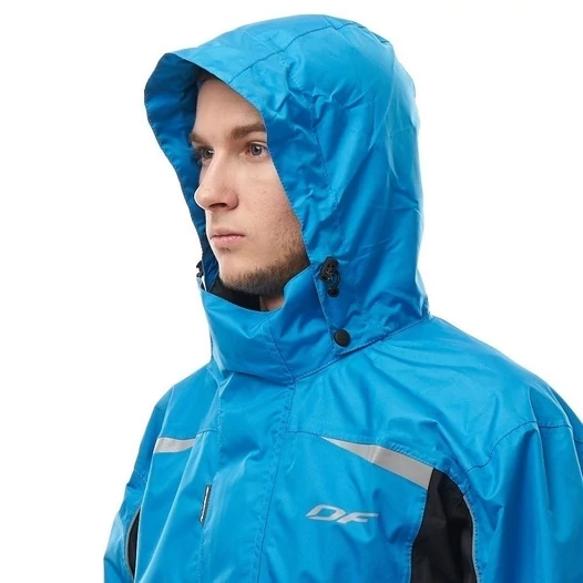 Dragonfly Evo Blue мотодождевик мембранная куртка синяя (размер: 2xl)
