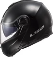 LS2 FF325 Strobe Electric Snow мотошлем зимний снегоходный черный с электрическим визором (размер: s)