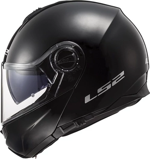 LS2 FF325 Strobe Electric Snow мотошлем зимний снегоходный черный с электрическим визором (размер: s)