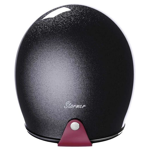 STORMER Quartz Open Face Helmet Glossy Glitter Black