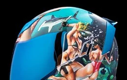 Icon Airflite Pleasuredome 4 мотошлем синий