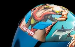 Icon Airflite Pleasuredome 4 мотошлем синий