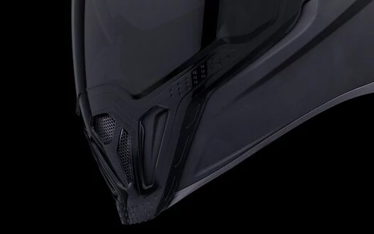 Icon Airflite Dark Rubatone мотошлем черный матовый (размер: xs)