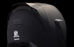 Icon Airflite Dark Rubatone мотошлем черный матовый