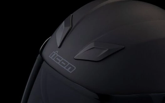 Icon Airflite Dark Rubatone мотошлем черный матовый (размер: xs)