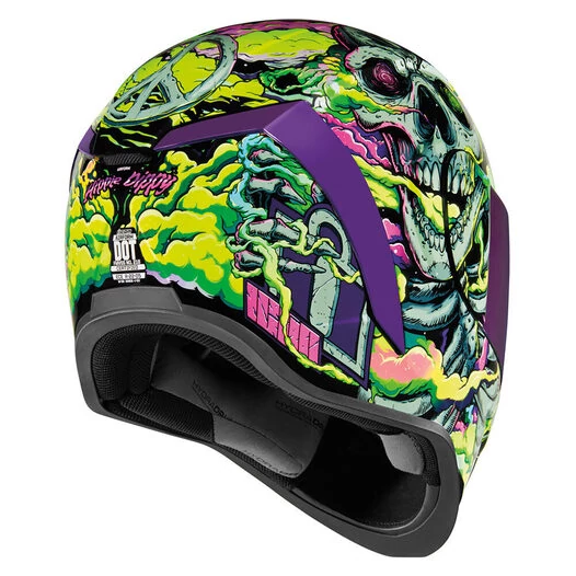 Icon Airform Hippie Dippy мотошлем фиолетовый