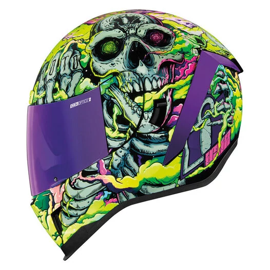 Icon Airform Hippie Dippy мотошлем фиолетовый