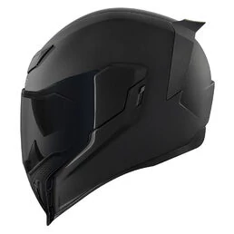 Icon Airflite Dark Rubatone мотошлем черный матовый