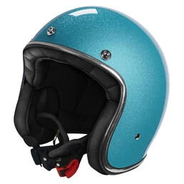 STORMER Quartz Open Face Helmet Glossy Glitter Turquoise