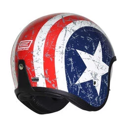 ORIGINE Spirit Rebel Star open face helmet white / red / blue